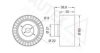 AUTEX 652043 Deflection/Guide Pulley, timing belt